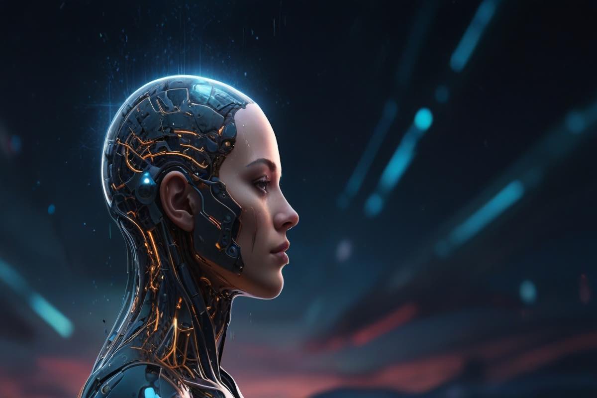 AI Cyborg Girl